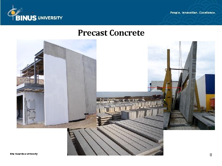 Precast Concrete Bina Nusantara University 8 