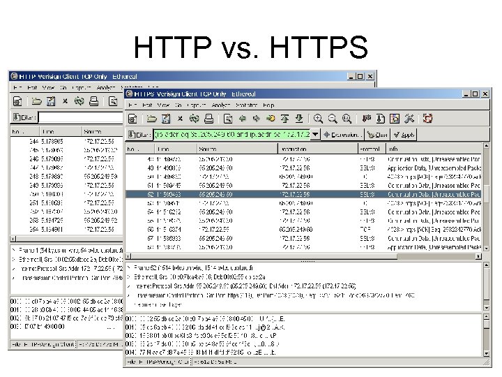 HTTP vs. HTTPS 