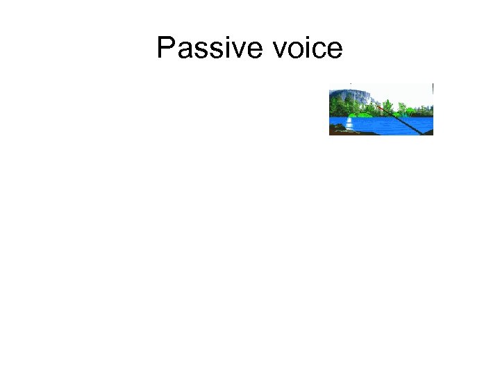 Passive voice 