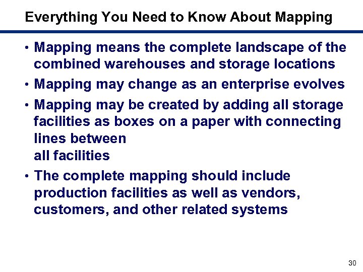 Everything You Need to Know About Mapping • Mapping means the complete landscape of