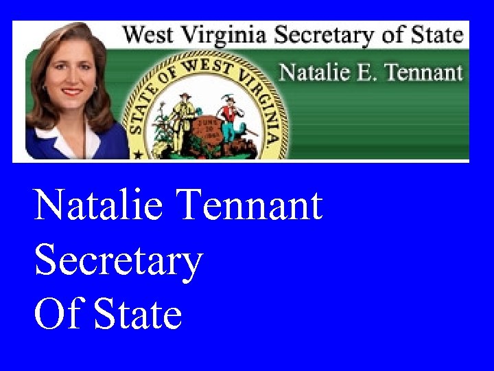 Natalie Tennant Secretary Of State 