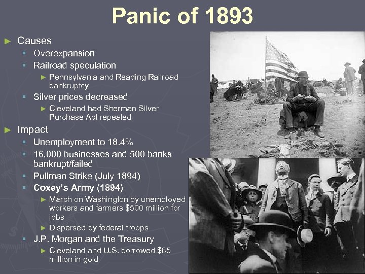 Panic of 1893 ► Causes § Overexpansion § Railroad speculation ► Pennsylvania and Reading