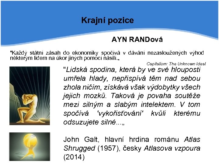 Krajní pozice AYN RANDová 