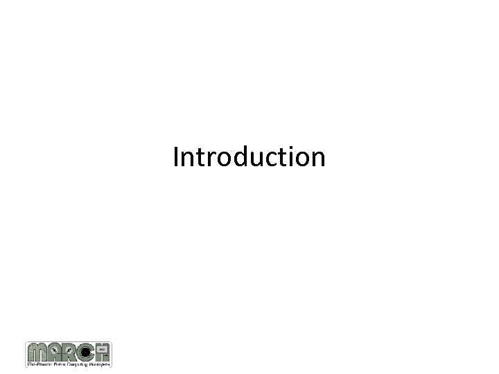 Introduction 