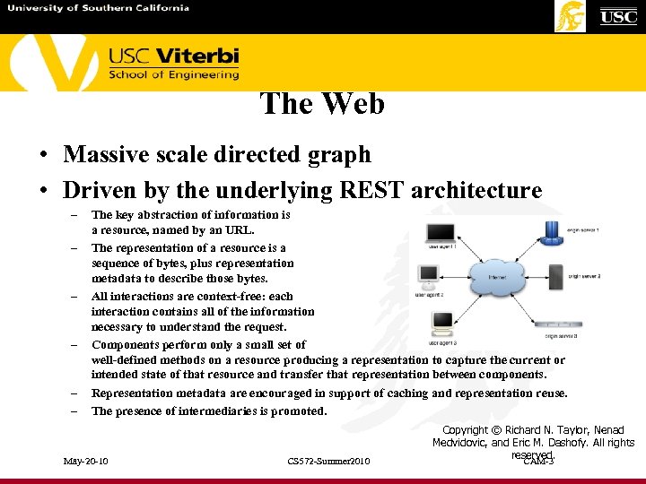 The Web • Massive scale directed graph • Driven by the underlying REST architecture