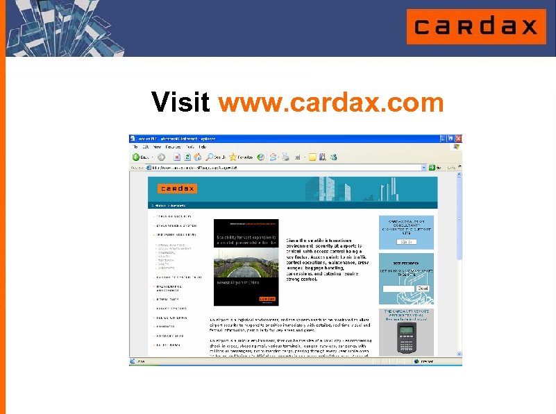 Visit www. cardax. com 