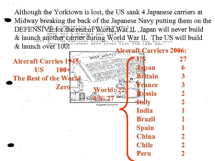 Although the Yorktown is lost, the US sank 4 Japanese carriers at Midway breaking