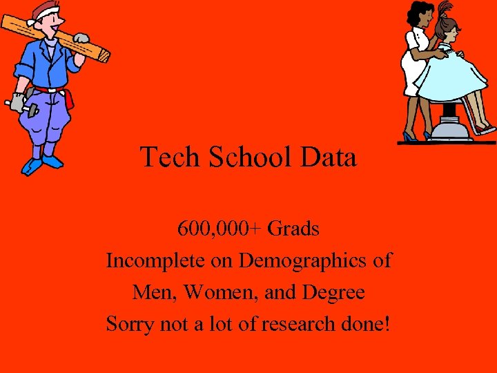 Tech School Data 600, 000+ Grads Incomplete on Demographics of Men, Women, and Degree