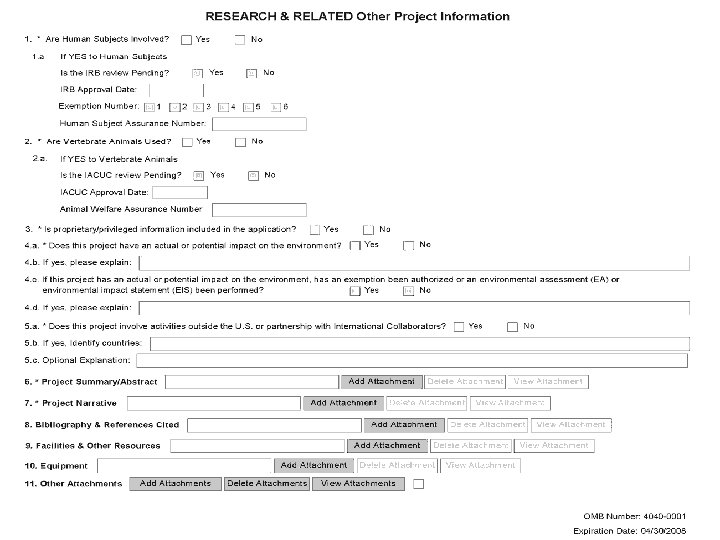 Other Project Information 10 