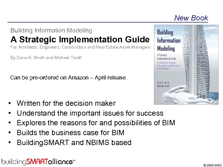 New Book Building Information Modeling A Strategic Implementation Guide For Architects, Engineers, Constructors and