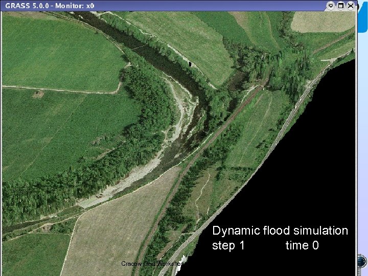 Dynamic flood simulation step 1 time 0 Cracow Grid Workshop ’ 03, 27 -29.