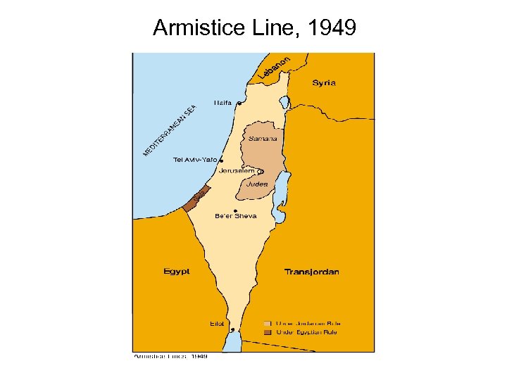 Armistice Line, 1949 