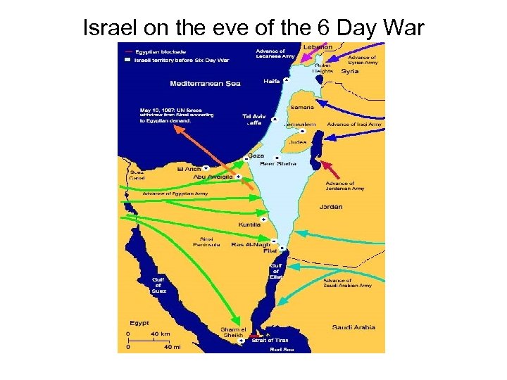Israel on the eve of the 6 Day War 