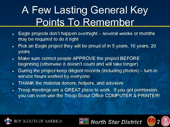 A Few Lasting General Key Points To Remember Eagle projects don’t happen overnight –