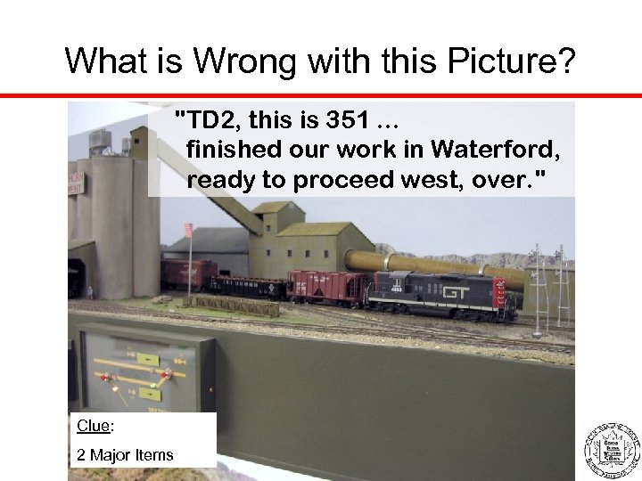 What is Wrong with this Picture? 