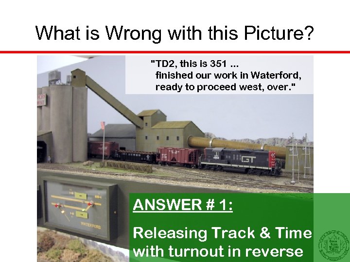 What is Wrong with this Picture? 