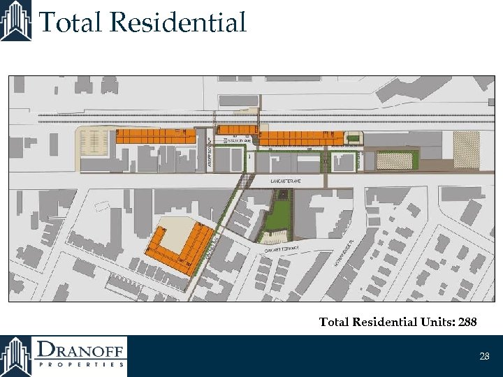 Total Residential Units: 288 28 