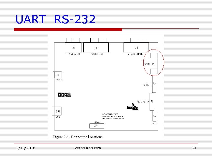 UART RS-232 3/18/2018 Veton Këpuska 39 