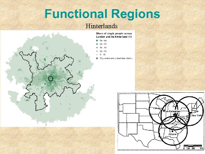 Functional Regions Hinterlands 