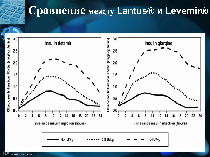 Сравнение между Lantus® и Levemir® 