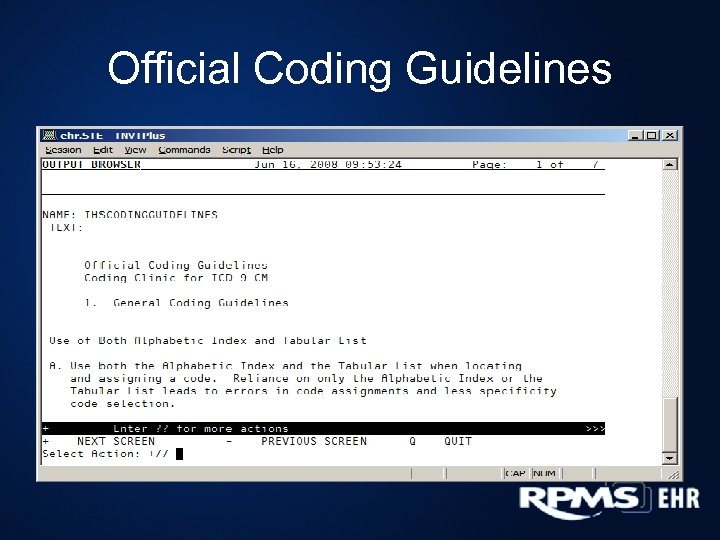 Official Coding Guidelines 