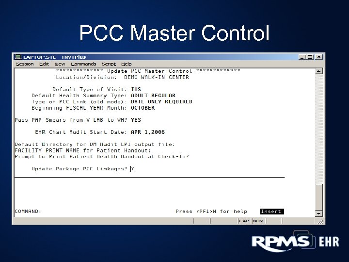 PCC Master Control 