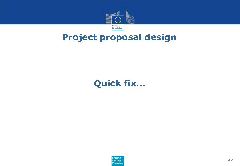 Project proposal design Quick fix… 42 