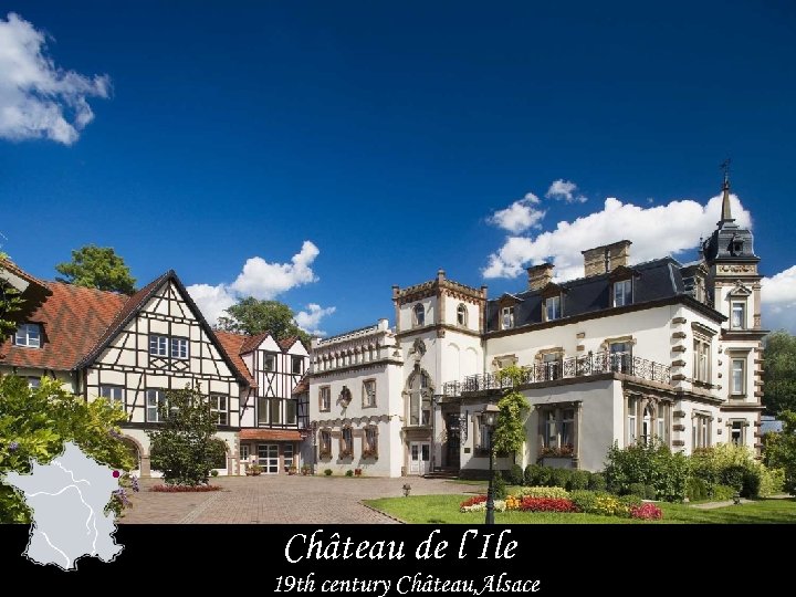 Château de l’Ile 19 th century Château, Alsace 