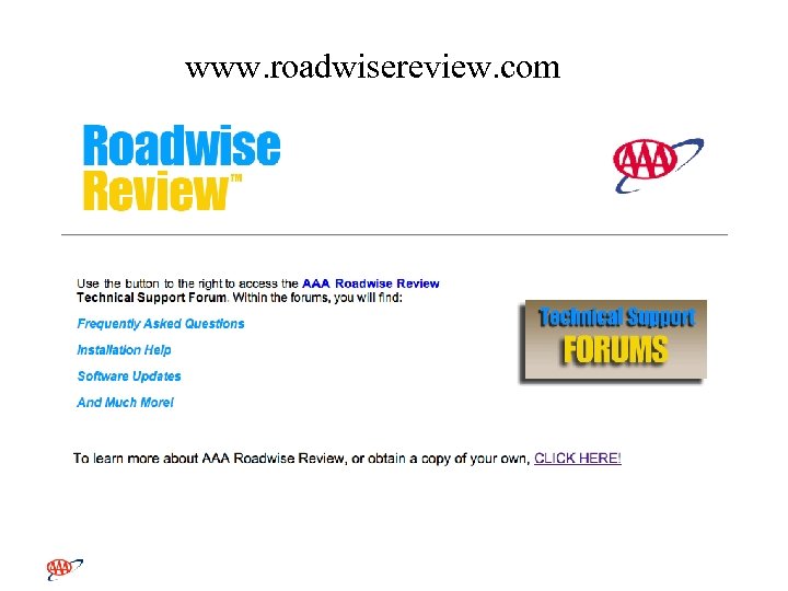 www. roadwisereview. com 