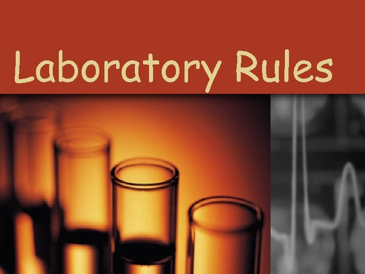 Laboratory Rules 
