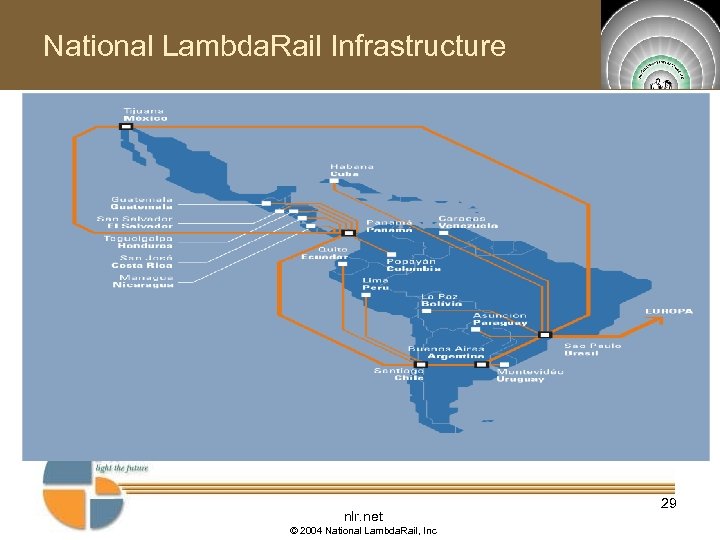 National Lambda. Rail Infrastructure nlr. net © 2004 National Lambda. Rail, Inc 29 