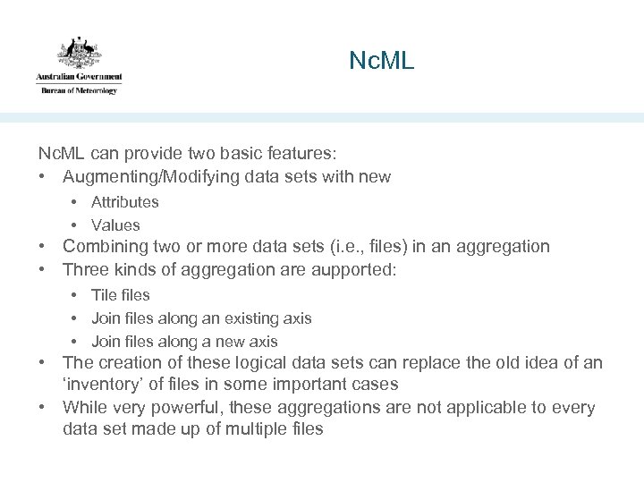 Nc. ML can provide two basic features: • Augmenting/Modifying data sets with new •