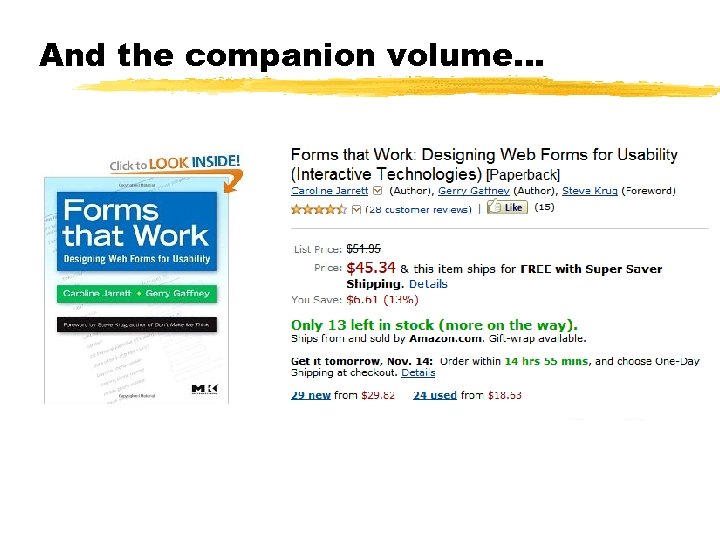 And the companion volume… © 2001 Steve Krug 