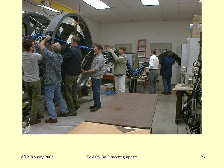 18/19 January 2003 IMACS SAC meeting update 23 