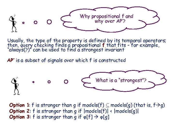 IBM HRL Why propositional f and why over AP’? Usually, the type of the