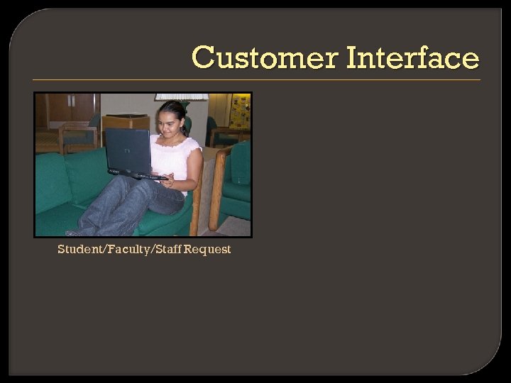 Customer Interface Student/Faculty/Staff Request 