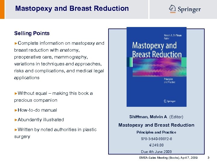 Mastopexy and Breast Reduction Selling Points ►Complete information on mastopexy and breast reduction with