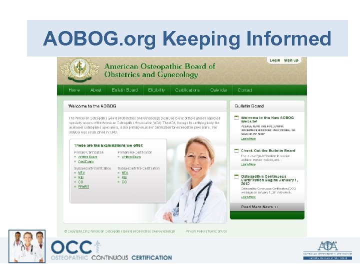 AOBOG. org Keeping Informed 