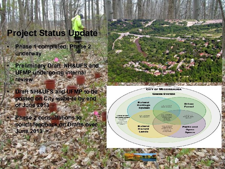 Project Status Update • Phase 1 completed; Phase 2 underway • Preliminary Draft NH&UFS