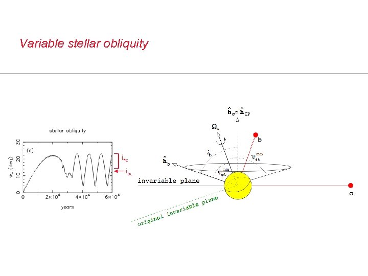 Variable stellar obliquity 