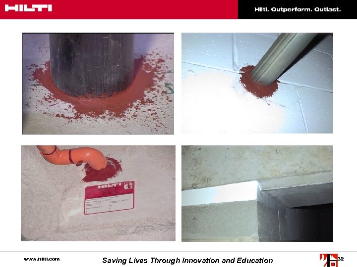 www. hilti. com Saving Lives Through Innovation and Education 32 