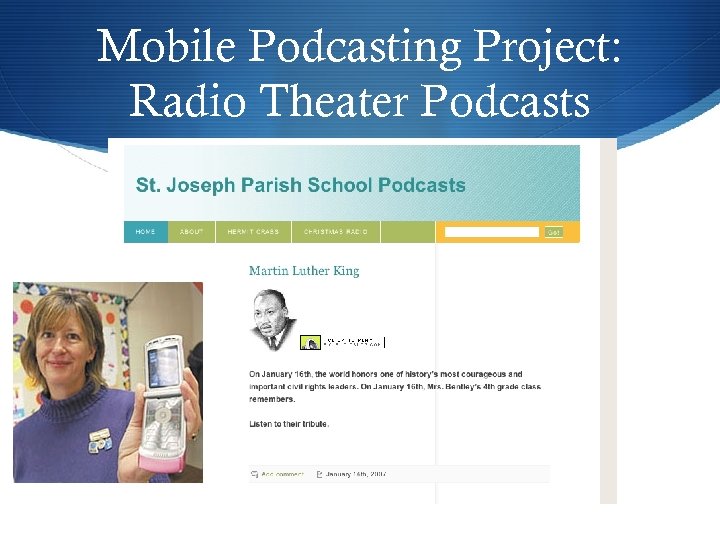 Mobile Podcasting Project: Radio Theater Podcasts 