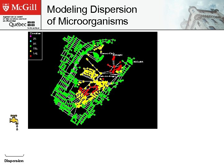 Modeling Dispersion of Microorganisms Dispersion 