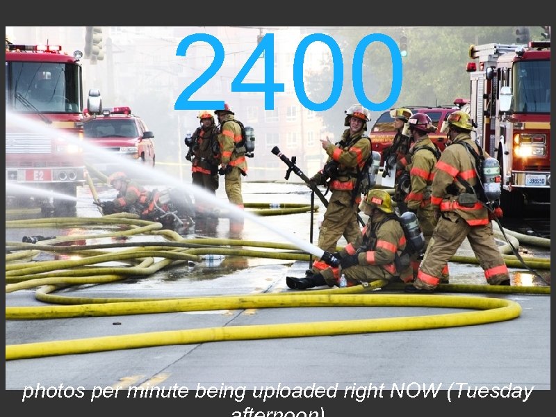 2400 photos per minute being uploaded right NOW (Tuesday 