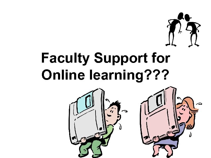 Faculty Support for Online learning? ? ? 