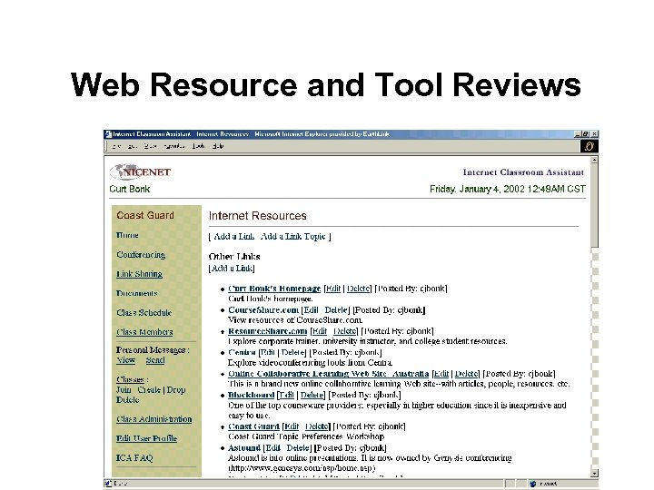 Web Resource and Tool Reviews 