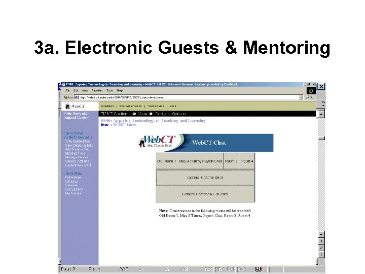3 a. Electronic Guests & Mentoring 