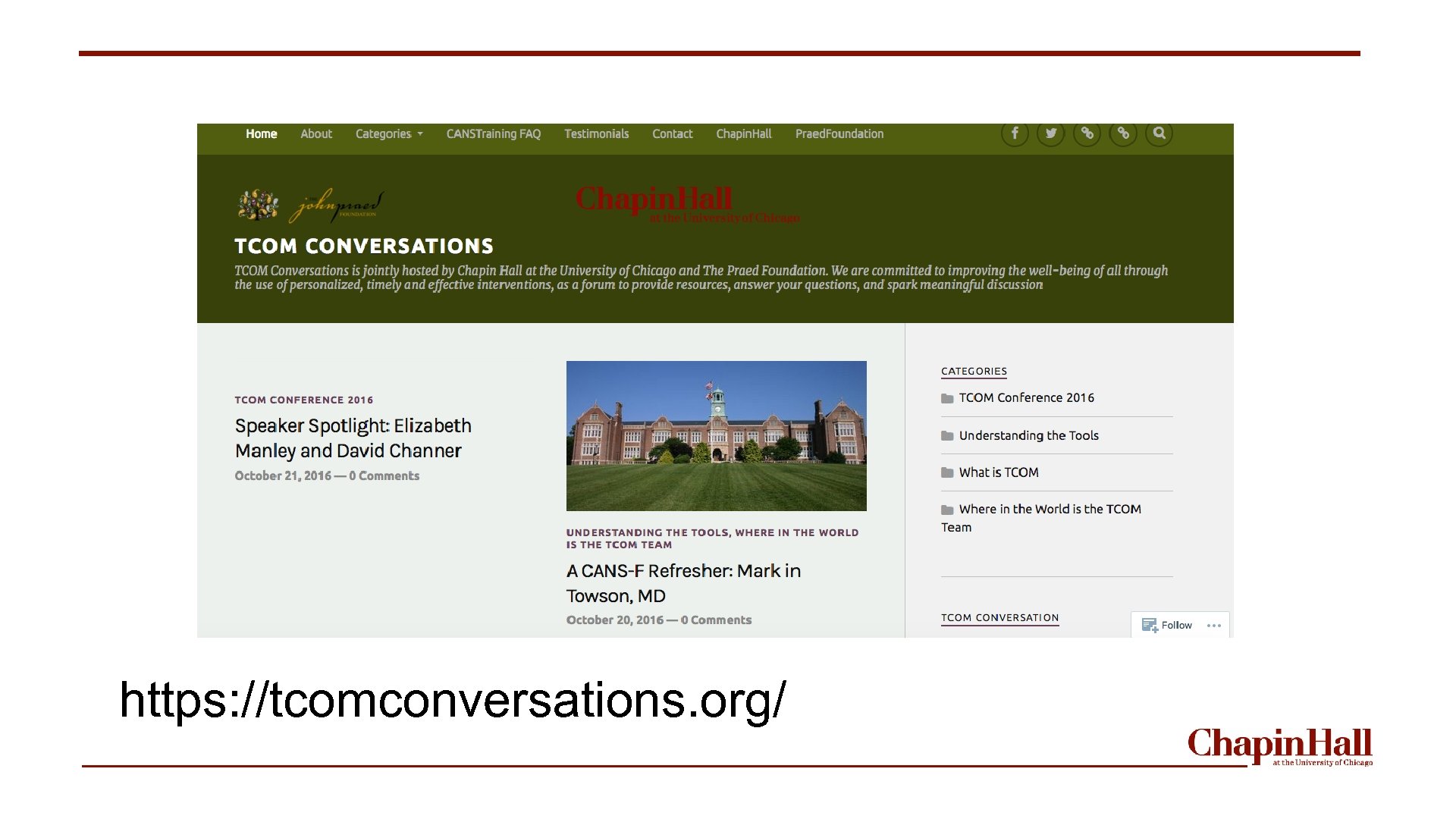 https: //tcomconversations. org/ 