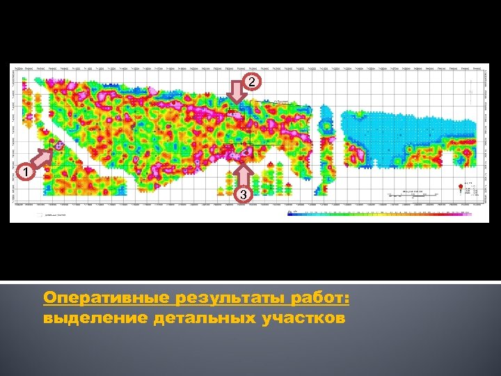 2 1 3 Оперативные результаты работ: выделение детальных участков 