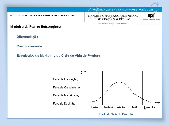 CAPÍTULO 4 ● PLANO ESTRATÉGICO DE MARKETING Modelos de Planos Estratégicos Diferenciação Posicionamento Estratégias
